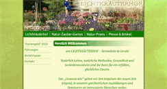 Desktop Screenshot of lichtkraeuterhof.at